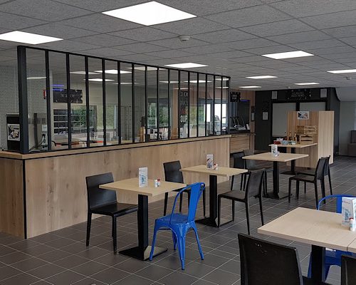 Batiment de restauration modulaire